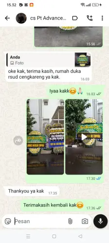 Testimonial Papan Bunga Pernikahan podomoro city